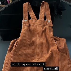 corduroy skirt overall